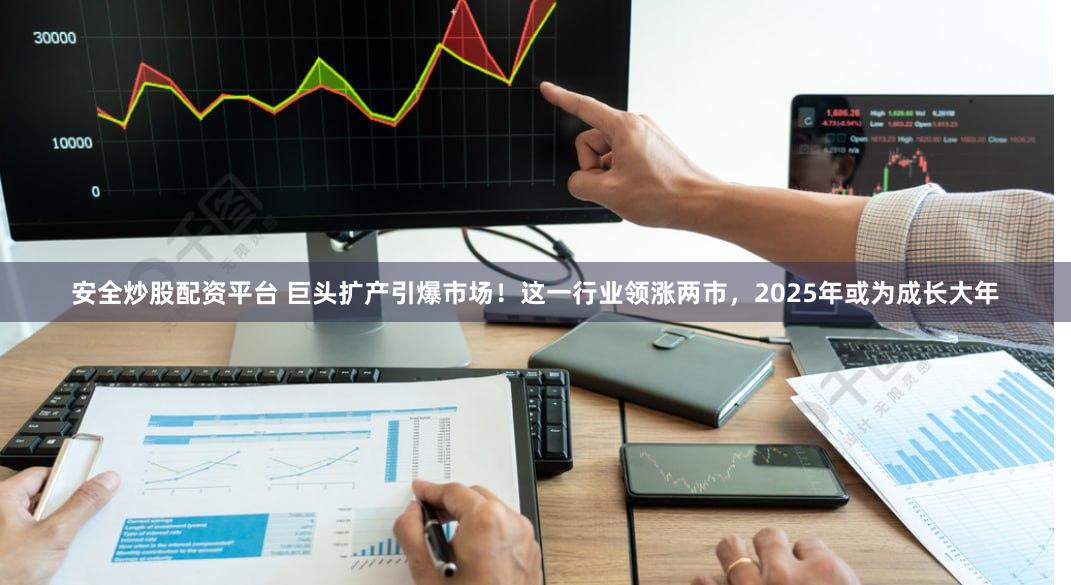 安全炒股配资平台 巨头扩产引爆市场！这一行业领涨两市，2025年或为成长大年