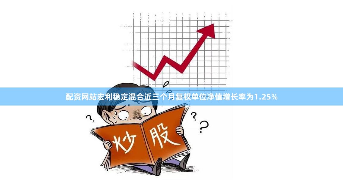 配资网站宏利稳定混合近三个月复权单位净值增长率为1.25%